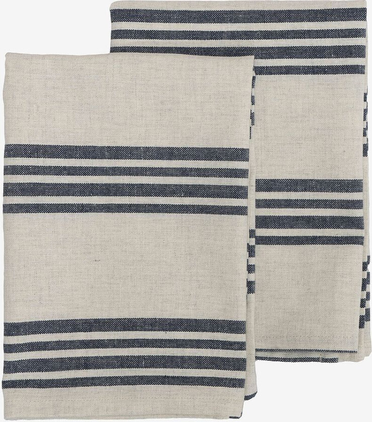 Kjøkkenhåndkle Apell 2-pakning, Blå