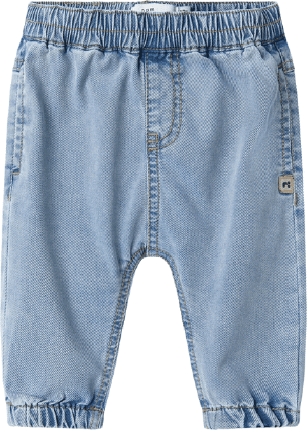 Name It Nbmben myke jeans til baby, Light Blue Denim