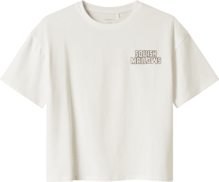 Name It Nkfmuba Squishmallows t-skjorte barn, Cloud Dancer