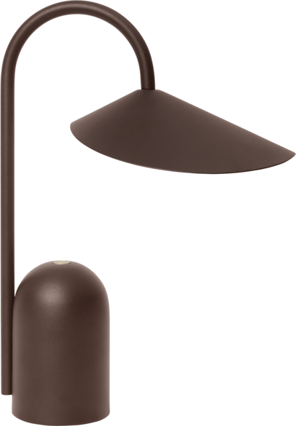 Arum bærbar lampe Dark Chocolate