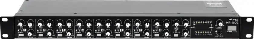 Algam Audio MR-1602 Rackmonterbar mikser 8 stereokanaler