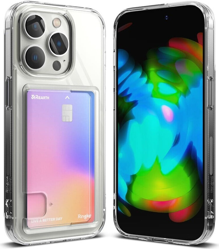 iPhone 14 Pro Max Deksel Fusion Card Clear