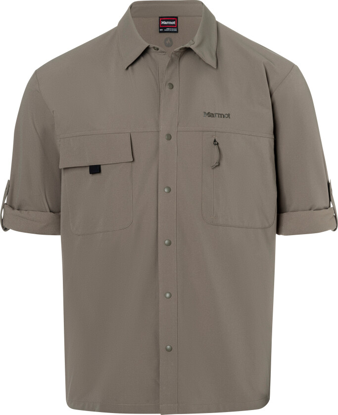 Men's Airexchange Upf 40 Overshirt Claystone