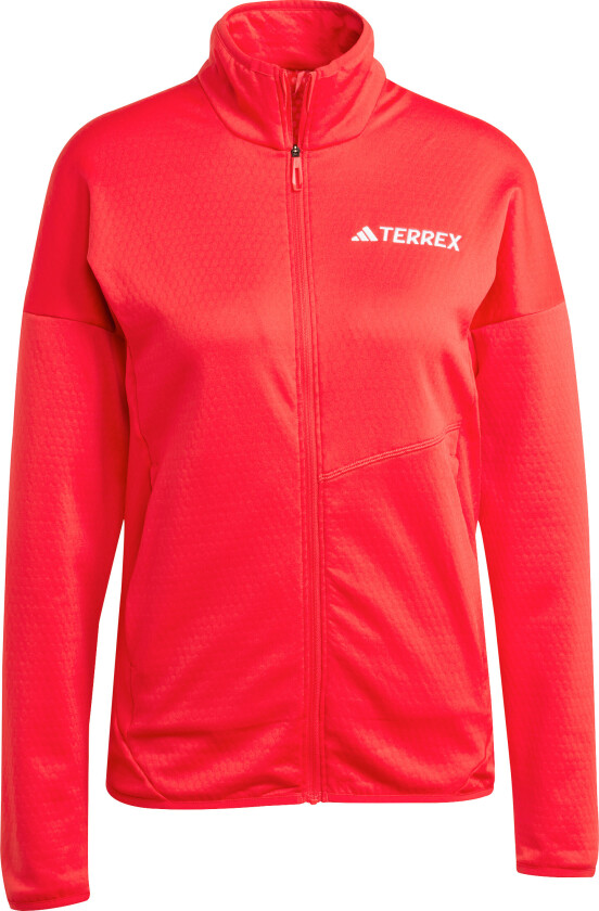 Women's Terrex Xperior Climawarm Light Fleece Jacket Pure Ruby