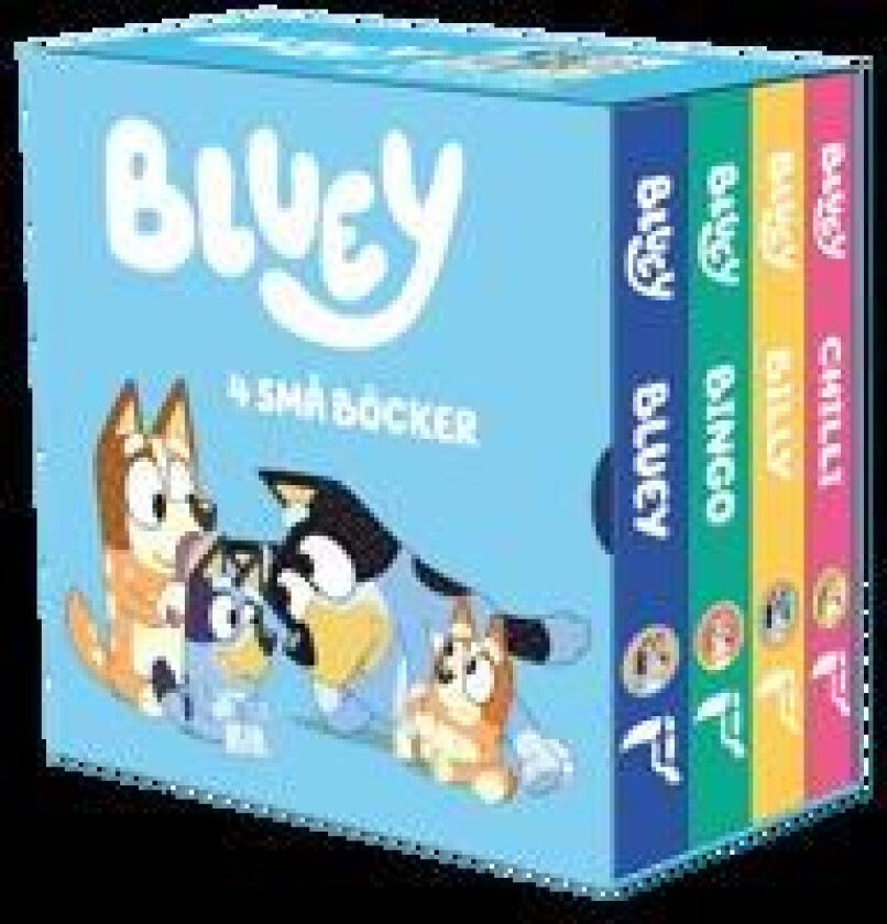 Bluey 4 små böcker