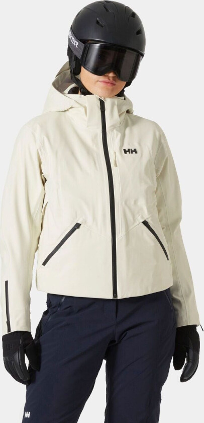 Kvitfjell 3-i-1 Ski Skalljakke Dame Beige M SvartM