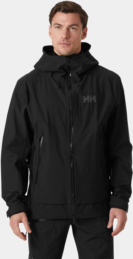 Herre Backcountry Ski-skalljakke Svart L BrunL