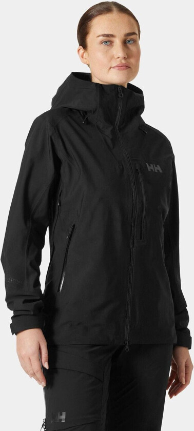 Dame Verglas Backcountry Ski Skalljakke Svart XL RosaXL