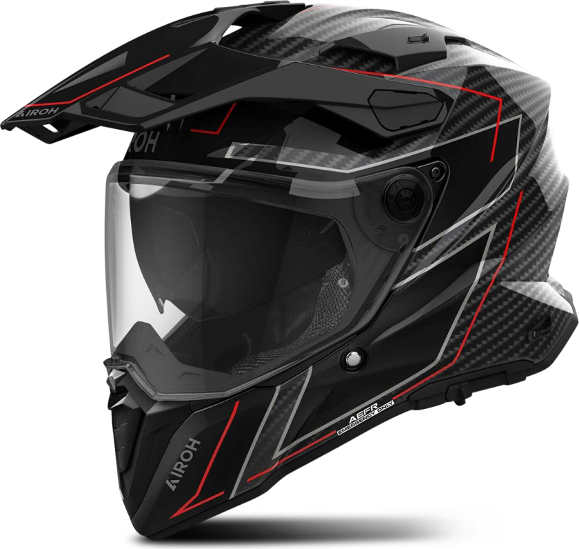 Adventurehjelm Commander 2 Karbon Stylish