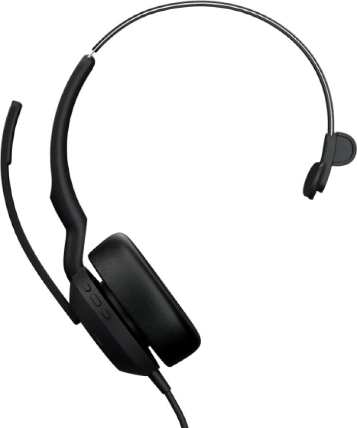 Jabra Evolve2 - Hodesett - On-Ear - Kablet - Aktiv Støydemping - Lydisolerende