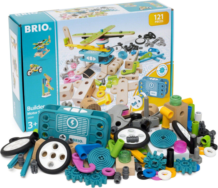 Bilde av Builder Motorsett  Træ Legetøj 34591