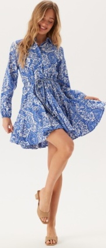 Onllumina L/S SHORT DRESS SHO Surf The Web Aop:lumina Aop XL