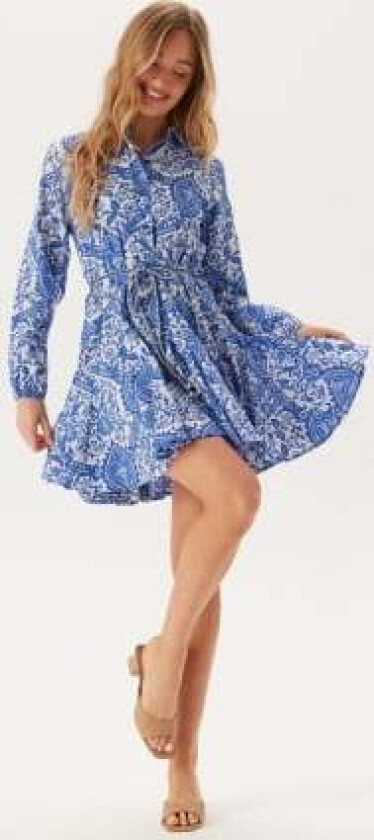 Onllumina L/S SHORT DRESS SHO Surf The Web Aop:lumina Aop S