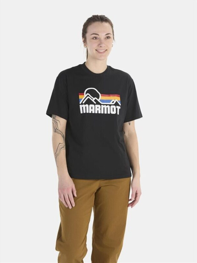 Wm's Coastal Tee SS Black/Multi