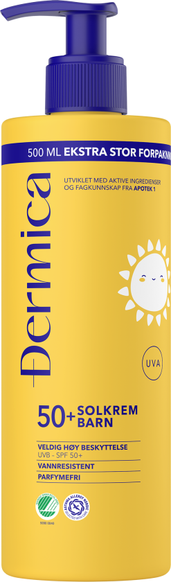 solkrem barn SPF50+ 500 ml