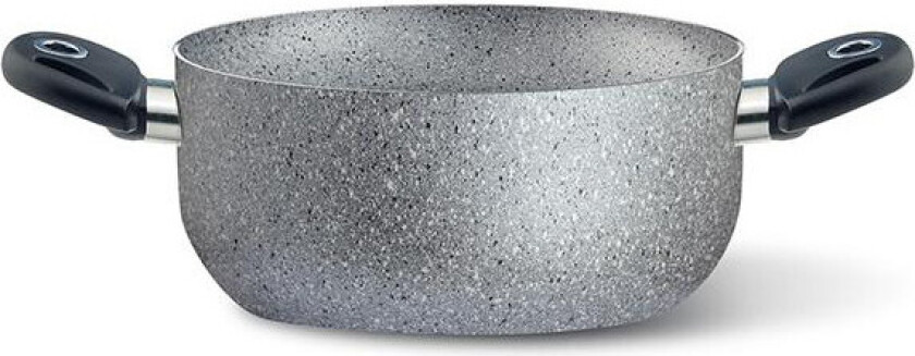 Vesuvius gryte m/2 håndtak (Ø20cm) Sort/Hvit