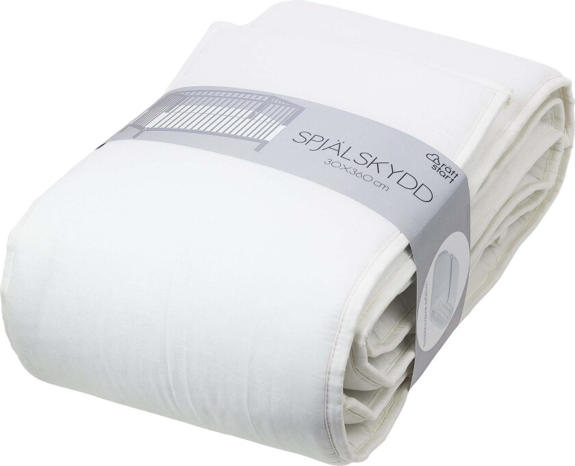 Sengekant, Hvit - Sengekanter - 100% Polyester