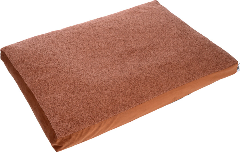 hundemadrass Teddy, kobber - Størrelse L: L 100 x B 70 x H 10 cm