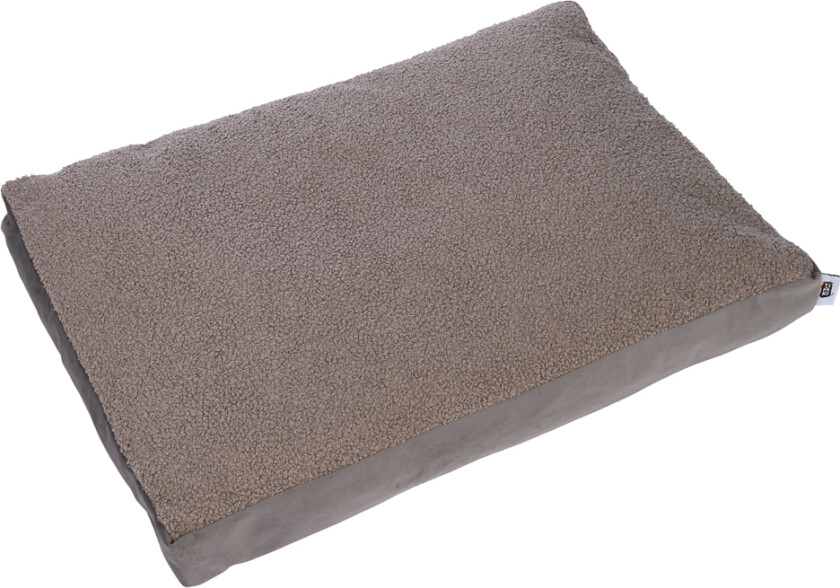 Teddy hundemadrass, taupe - Størrelse M: L 70 x B 50 x H 10 cm