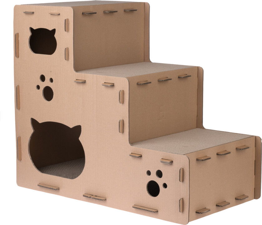 kloretrapp Puzzle for katter - L 70 x B 40 x H 60 cm