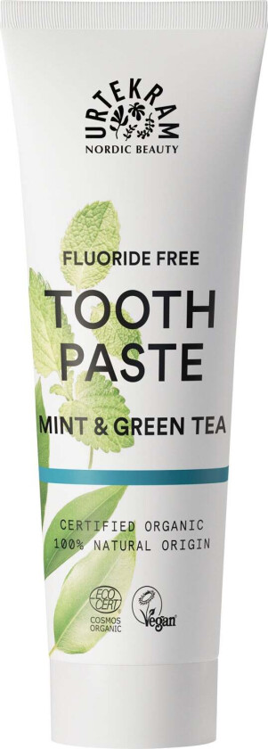 Toothpaste Mint & Green Tea Fluoride Free 75 ml