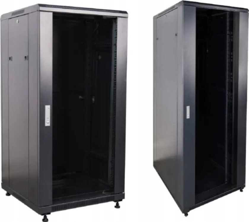 Tkh Frittstående Rack-Skap 19 Tommer 24U 600X600x1317 Ccss-0606-24U