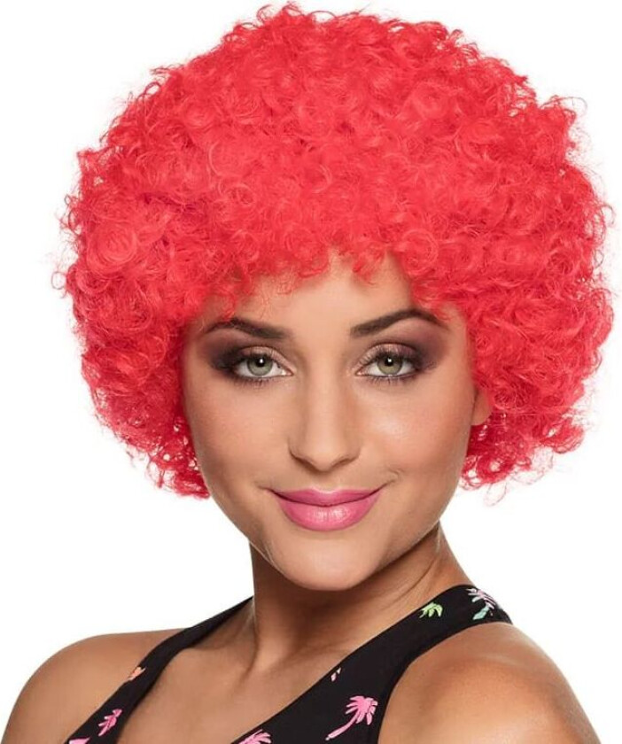 Parykk Pop Rød Klovn