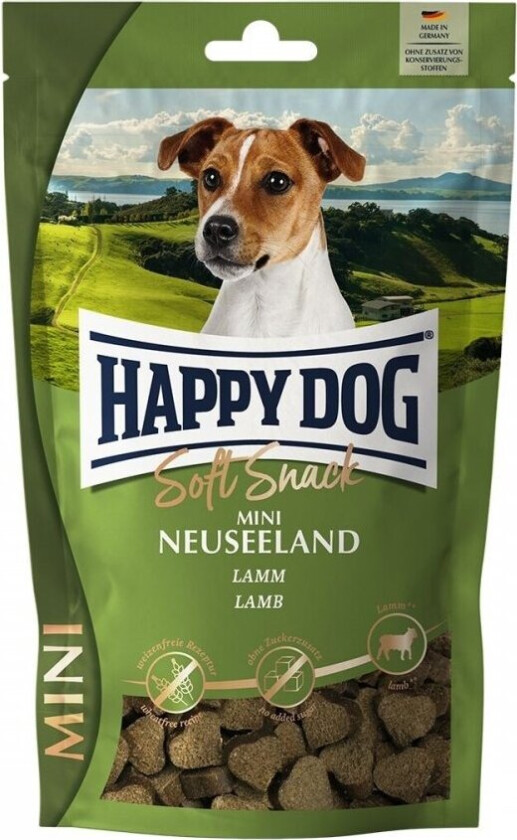 Happy Dog Neuseeland Mini Mykt Hundegodteri 100g