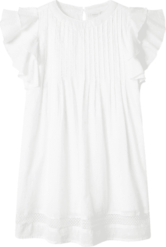 Name It Nkffaride kjole til barn, Bright White
