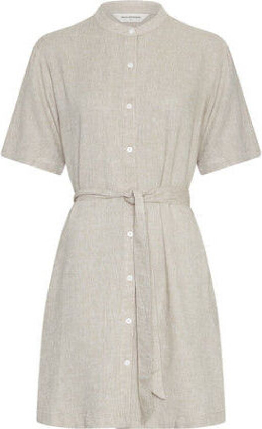 Moss Copenhagen Pennie Ginia 2/4 Shirt Dress - Sand M