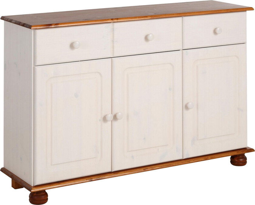 Remiel Sjenk 118 cm - Hvit / Brun