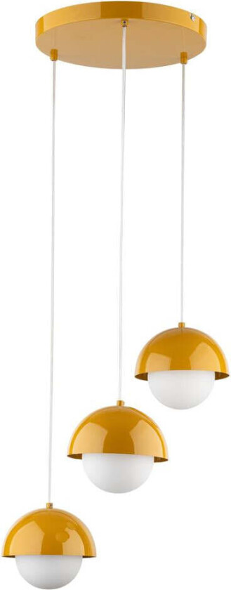 Bono takpendel 3-lys - Gul