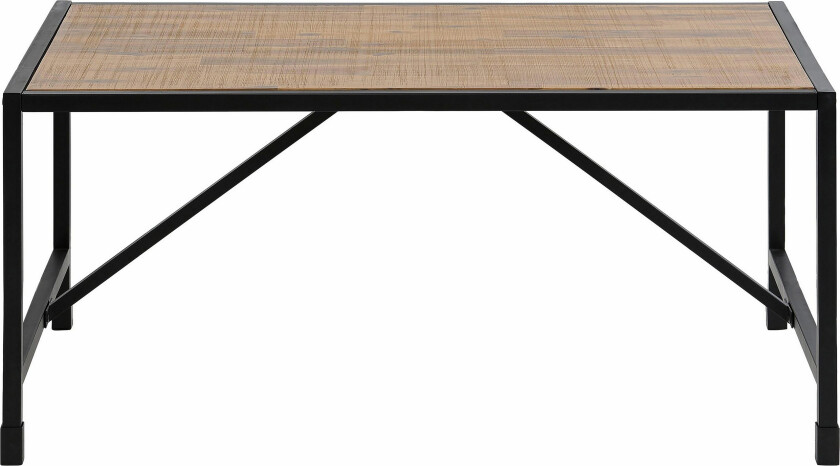 Mantas Sofabord 110 cm - Akacia/Brun/Svart