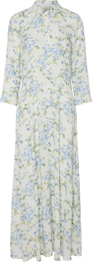Savanna Long Skjorte Kjole - Star White