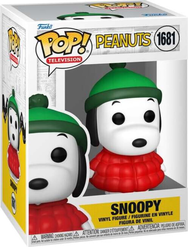 Snoopy in coat (Chase Edition mulig!) Vinylfigur - Funko Pop! - Funko Shop Europe