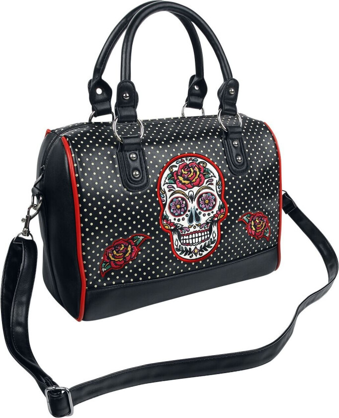 Goth Håndveske - Dia De Muertos - Damer - flerfarget