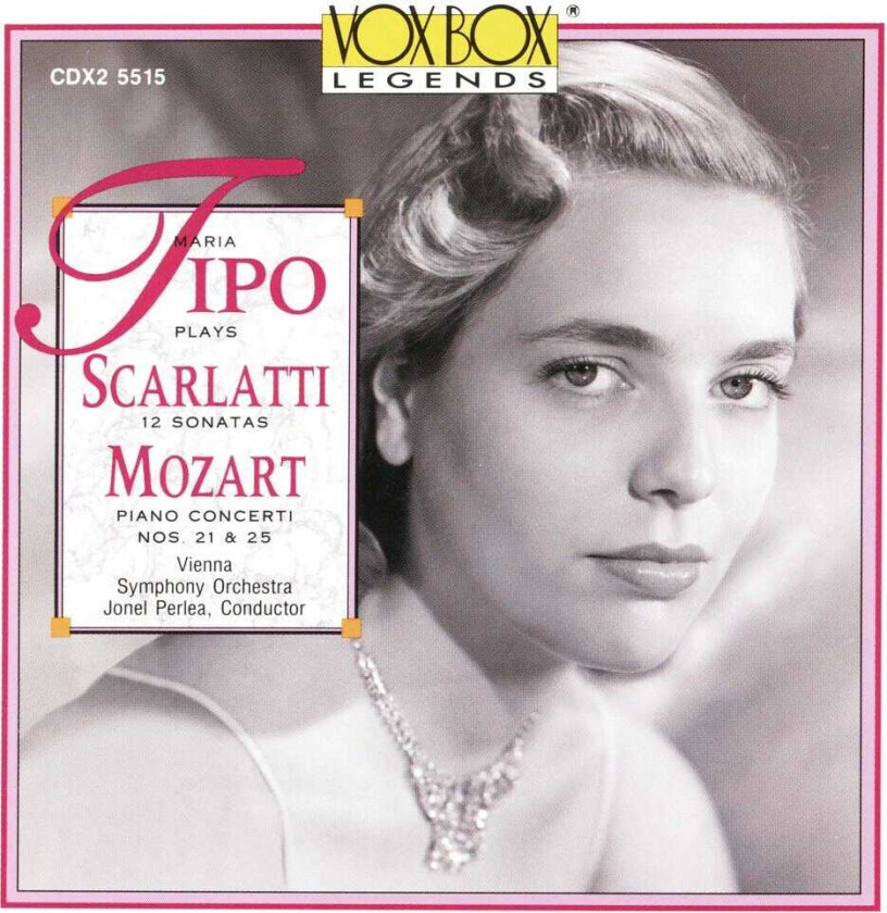Maria Tipo Plays Scarlatti & Mozart CD