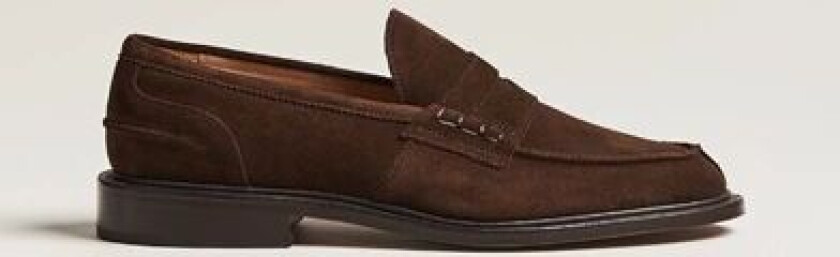 James Penny Loafers Chocolate Suede