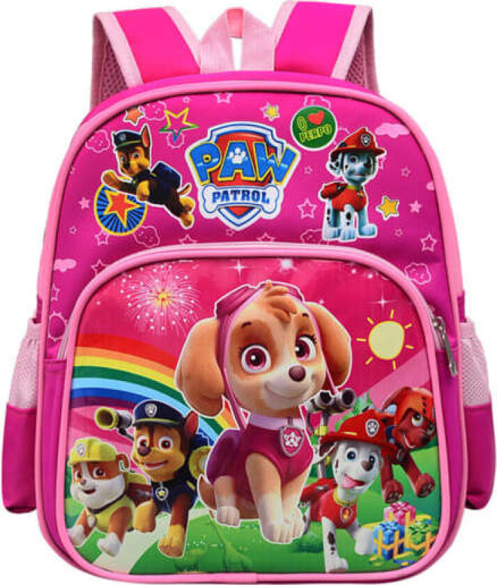 Barn PAW Patrol Ryggsekk Axelreimer Skolesekk rose red