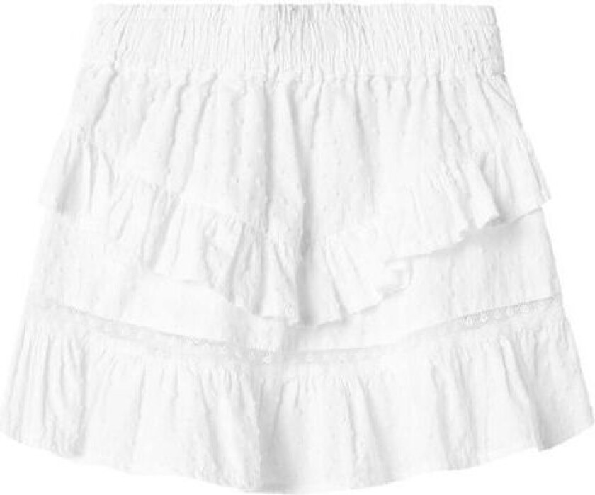 Bilde av Name It Nmffatidias skjørt til småbarn, Bright White