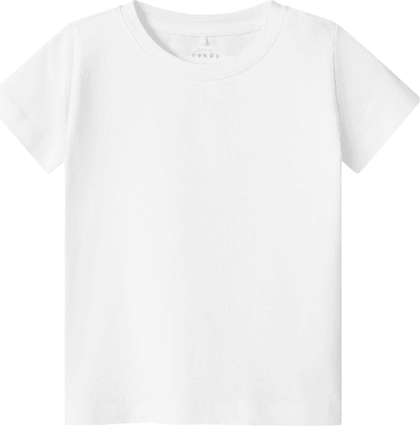 Name It Nmfvibbi t-skjorte til småbarn, Bright White