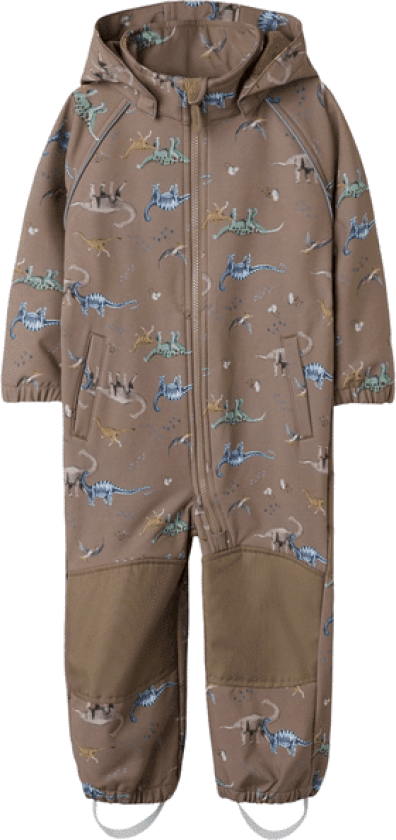 Name It Nmmalfa08 softshelldress til småbarn, Mountain Trail