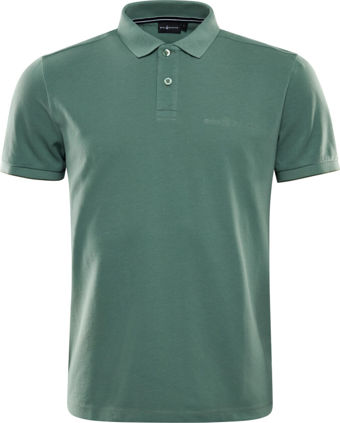 Men's Bowman Logo Polo Hedge Green