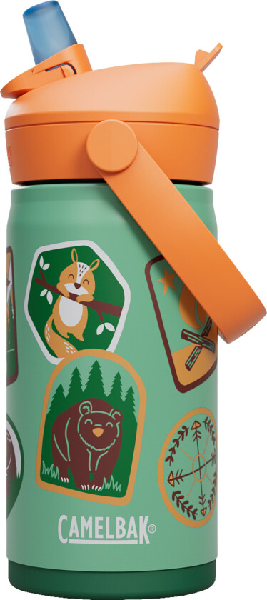 Thrive Flip Straw Kids VSS Camp Badges 350ml