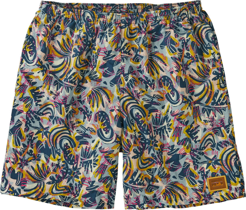 Mens Baggies Longs - 7 in. Wild Botanist: Tidal Teal