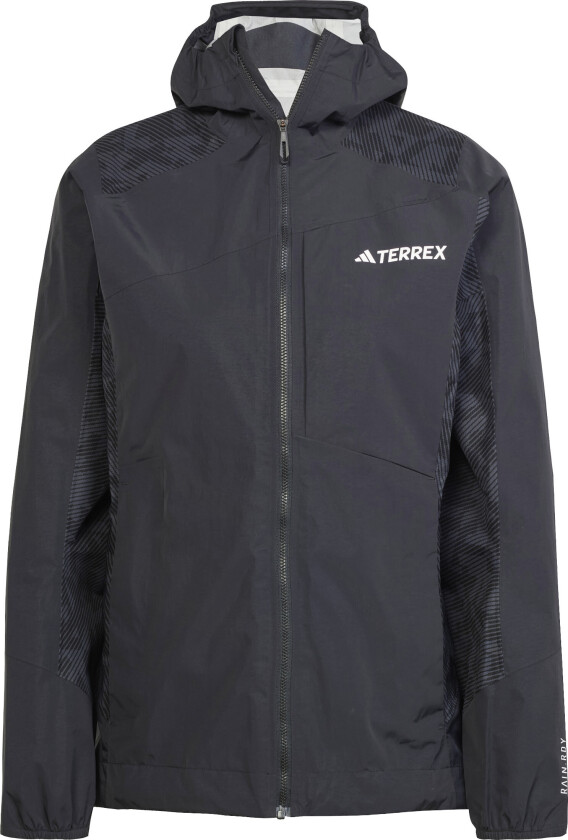 Women's Terrex Xperior Hybrid Rain Jacket Black/Black
