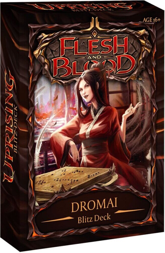 Flesh & Blood Uprising Blitz Deck Dromai Ferdigbygget 40+ Kort Deck