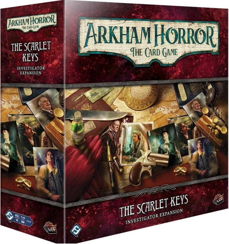 Arkham Horror Tcg Scarlet Keys Investiga Scarlet Keys Investigator Expansion