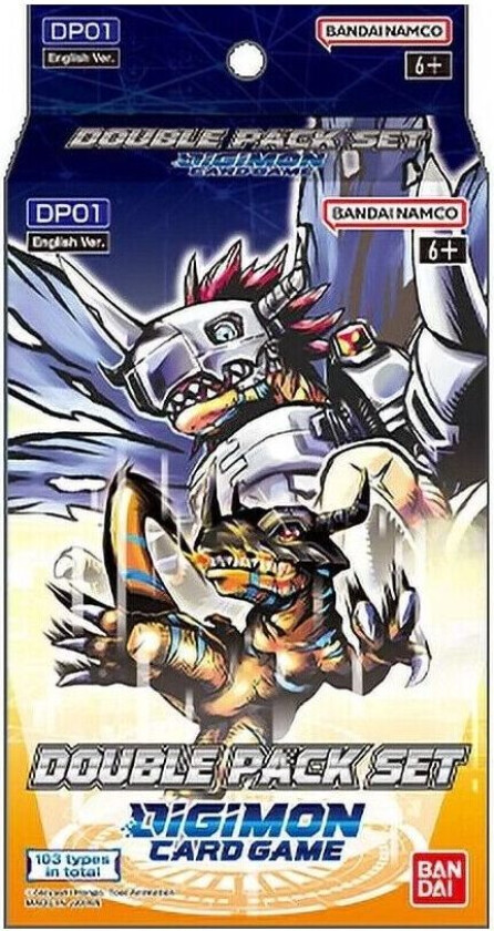 Digimon Tcg Double Pack Digimon Card Game - Dp-01