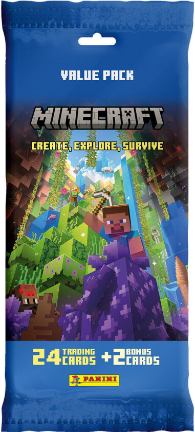 Minecraft Tcg Series 3 Value Pack Create Explore Survive